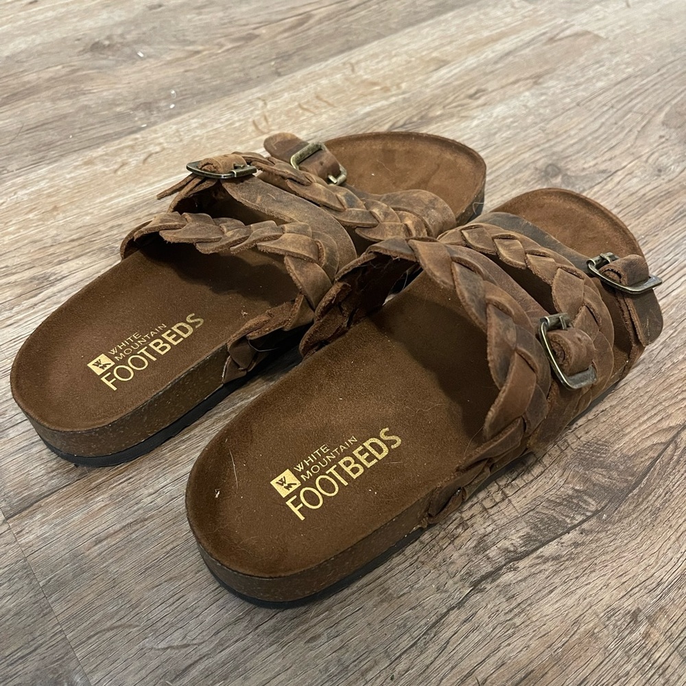 White mountain sandals